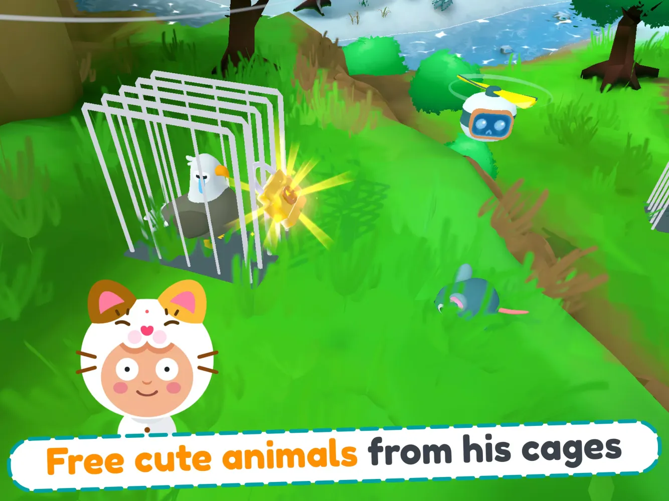 Capturas de tela do Animals to the rescue and care