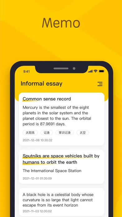 YYNote:todolist&memo&calendar سکرین شاٹس