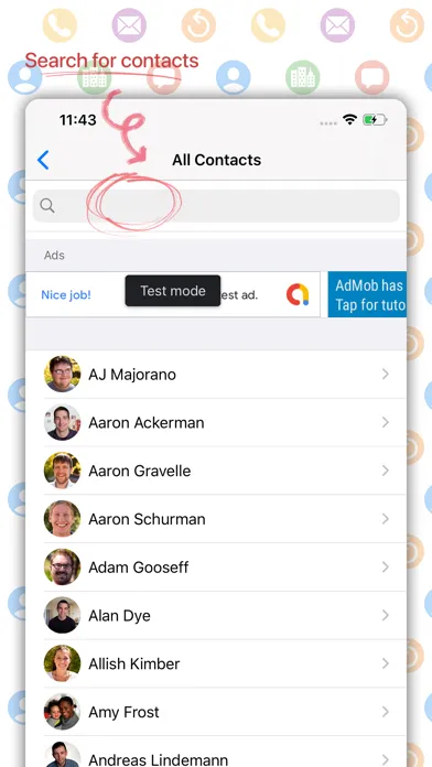 Скриншоты Unified Contacts
