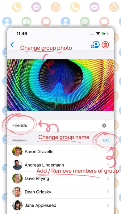 Скриншоты Unified Contacts