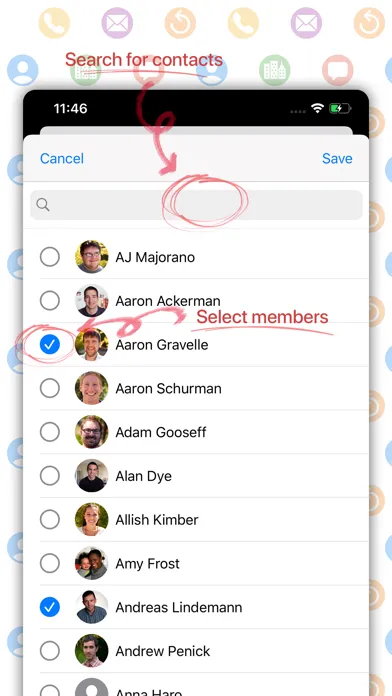 Скриншоты Unified Contacts