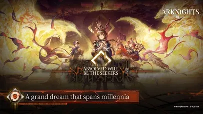 Capturas de tela do Arknights