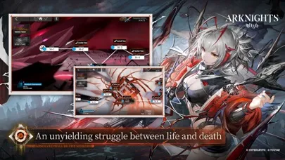 Capturas de tela do Arknights