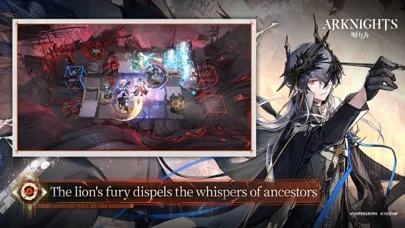 Capturas de tela do Arknights