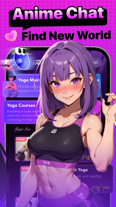 Tangkapan skrin YoYo: Anime Character Roleplay