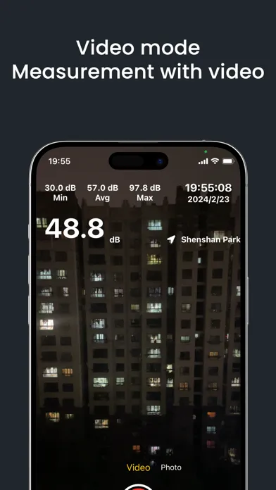 Screenshot di Decibel Meter X