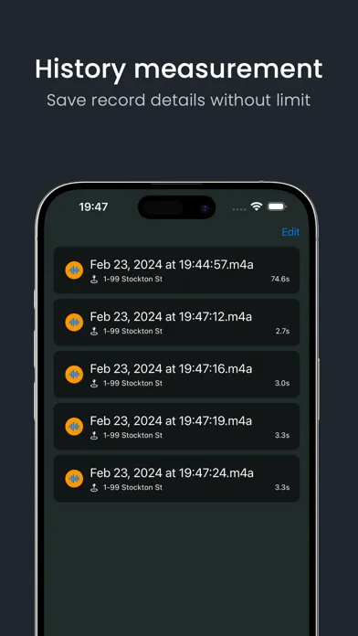 Screenshot di Decibel Meter X