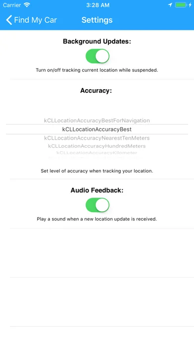 ภาพหน้าจอของ Find My Car!!