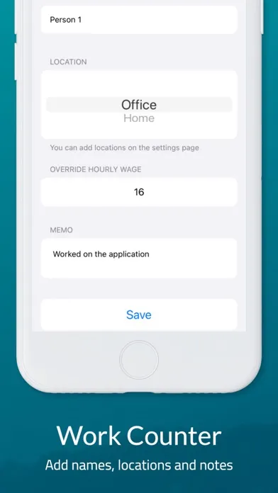 Work Counter: Hours Tracker應用截圖