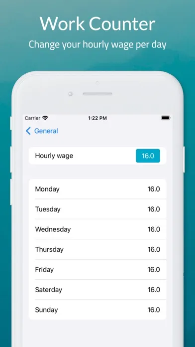 Work Counter: Hours Tracker應用截圖