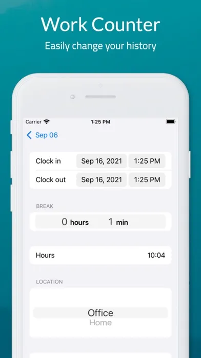 Work Counter: Hours Tracker應用截圖