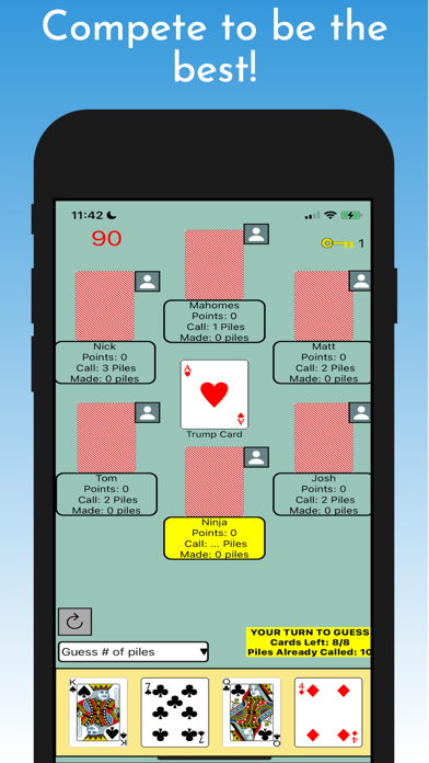 Anda Anda - Oh Hell Card Game Screenshots