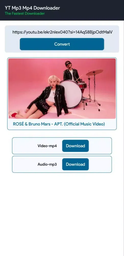 YT mp3 mp4 Downloader Screenshots