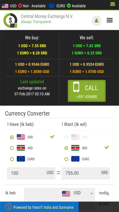 Screenshot di CME Cambio