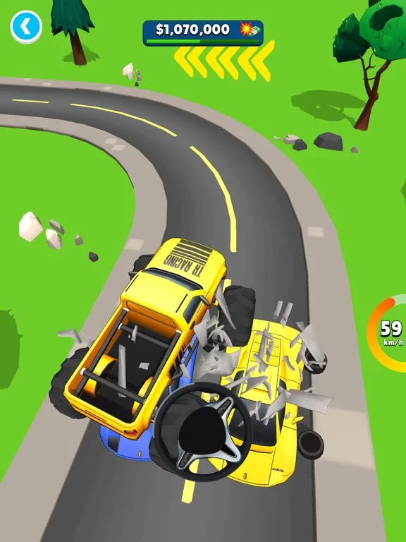 Tangkapan skrin Monster Truck Rampage 3D! iPad 
