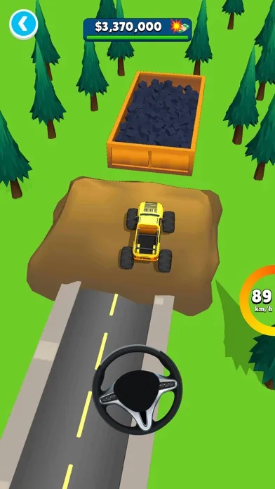 Tangkapan skrin Monster Truck Rampage 3D!