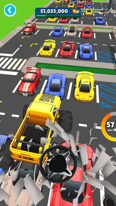 Tangkapan skrin Monster Truck Rampage 3D!