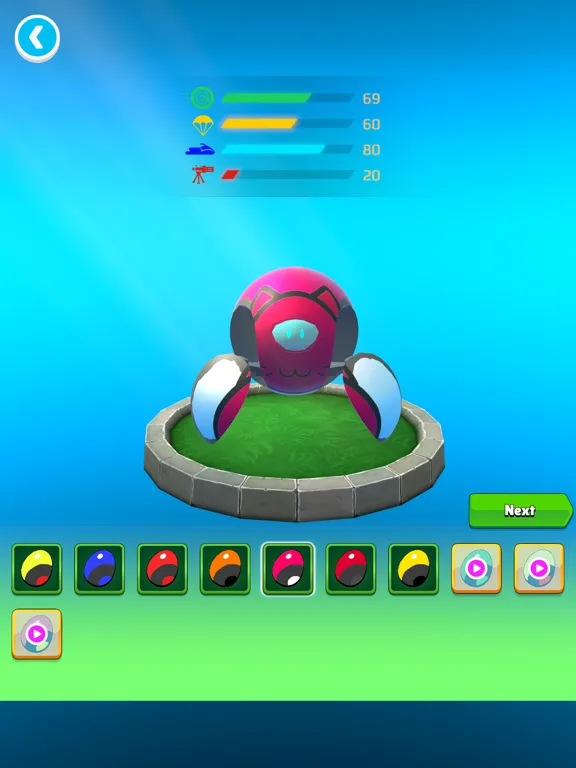 Tangkapan skrin Pocket Robot Runner iPad 