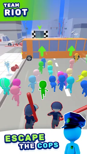 Tangkapan layar Riot Escape