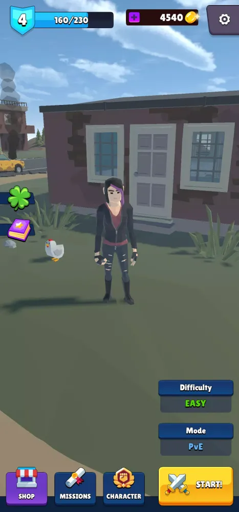 Capturas de tela do Invaded Island