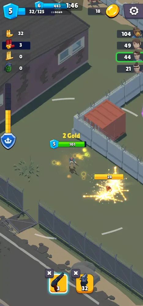 Capturas de tela do Invaded Island