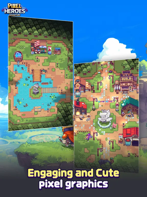 Pixel Heroes Adventure : MMO iPad  Screenshots