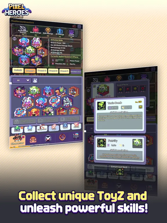 Pixel Heroes Adventure : MMO iPad  Screenshots