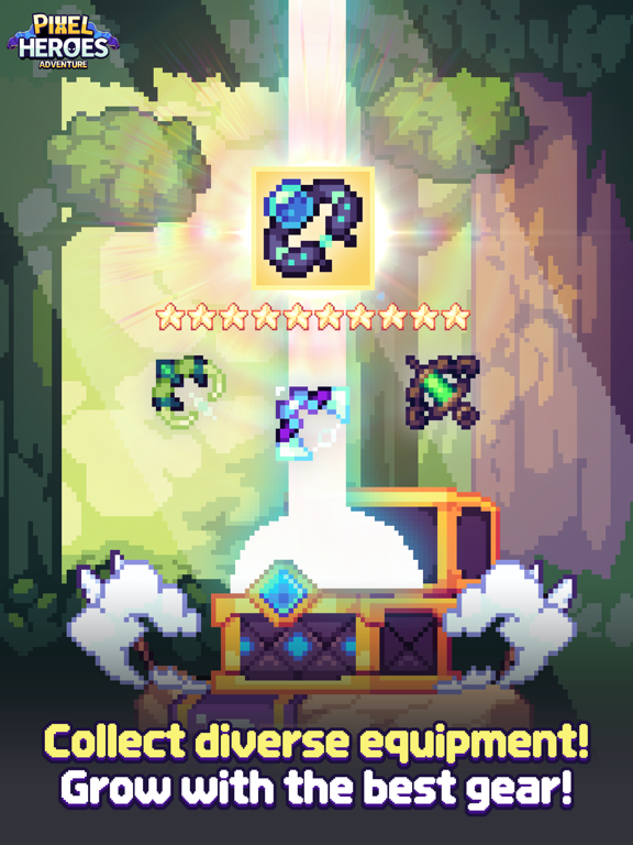 Capturas de tela do Pixel Heroes Adventure : MMO iPad 