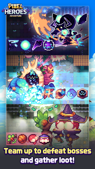 Capturas de tela do Pixel Heroes Adventure : MMO