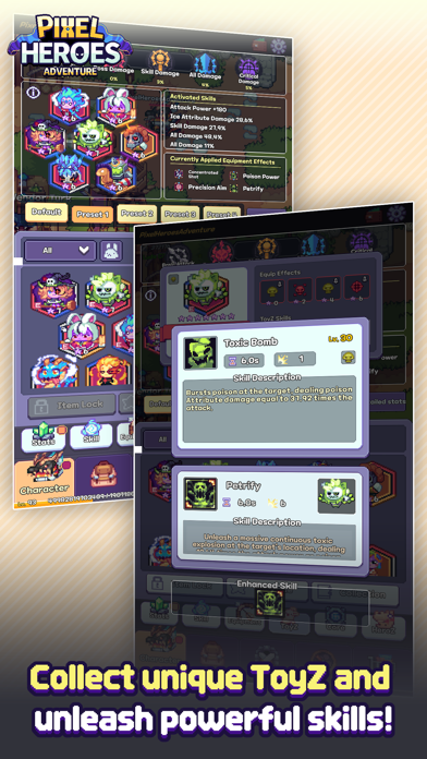 Capturas de tela do Pixel Heroes Adventure : MMO