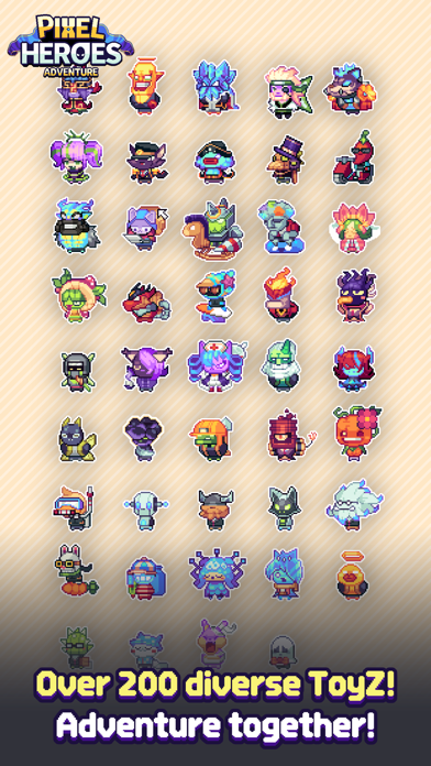 Capturas de tela do Pixel Heroes Adventure : MMO