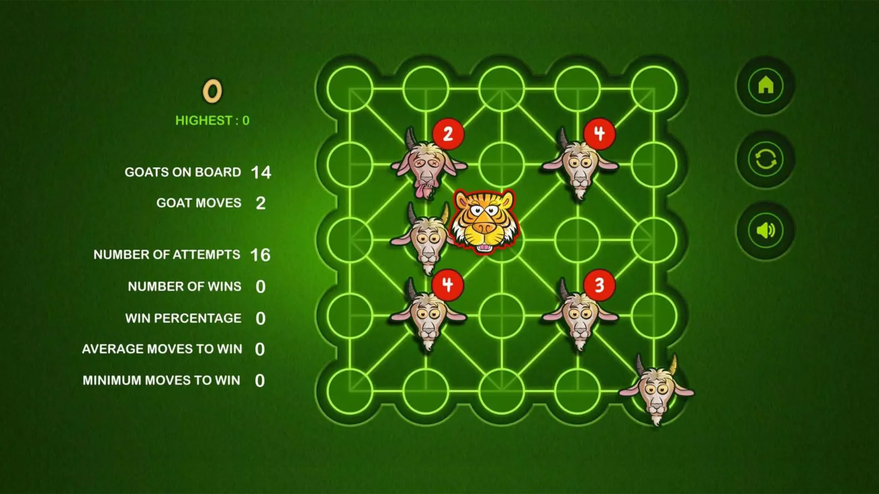 Bagh Bandi Game スクリーンショット