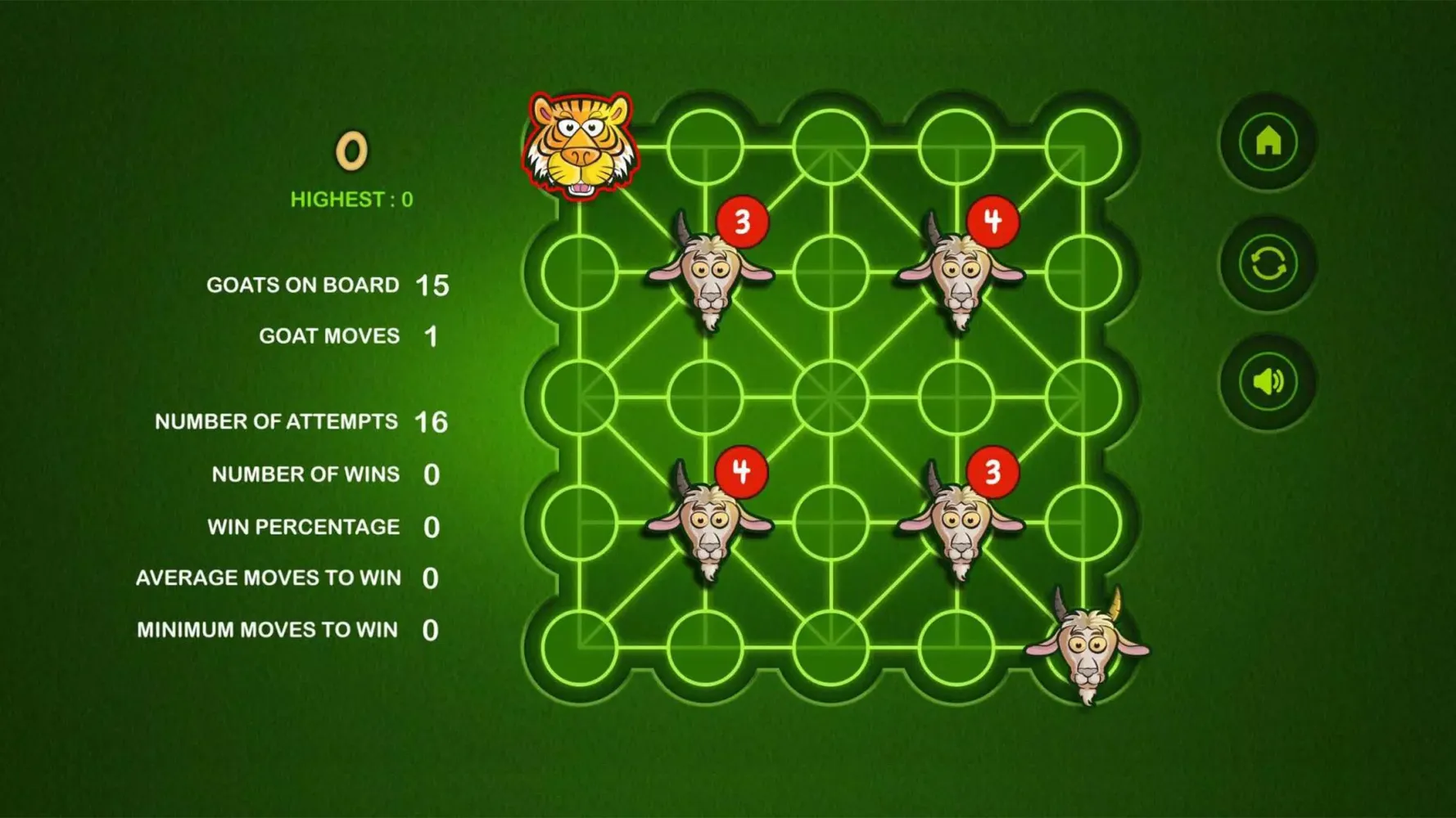 Bagh Bandi Game スクリーンショット