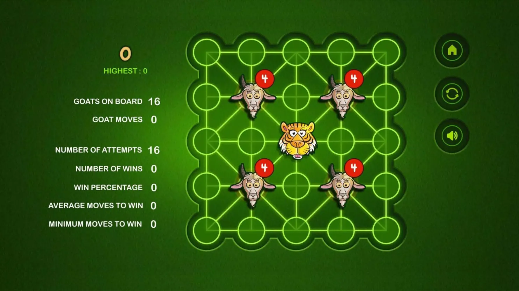 Bagh Bandi Game スクリーンショット