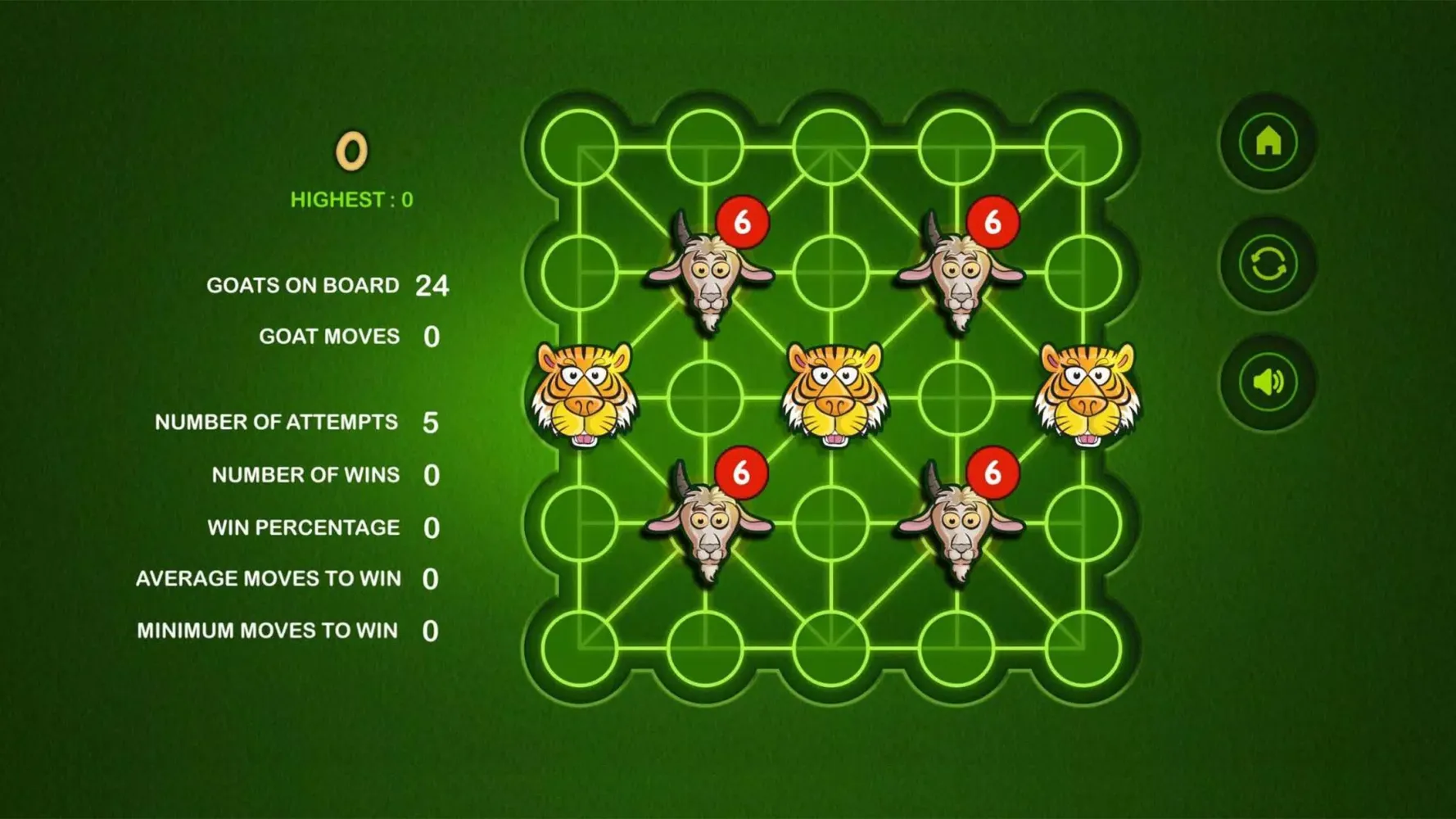 Bagh Bandi Game スクリーンショット