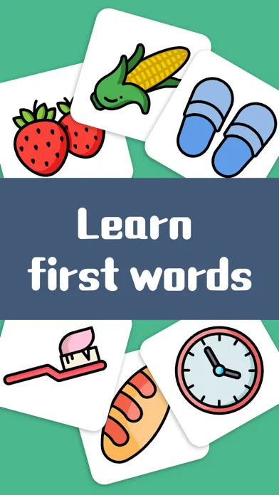 Capturas de tela do Learning Flashcards
