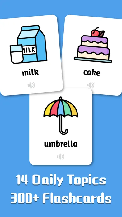 Capturas de tela do Learning Flashcards
