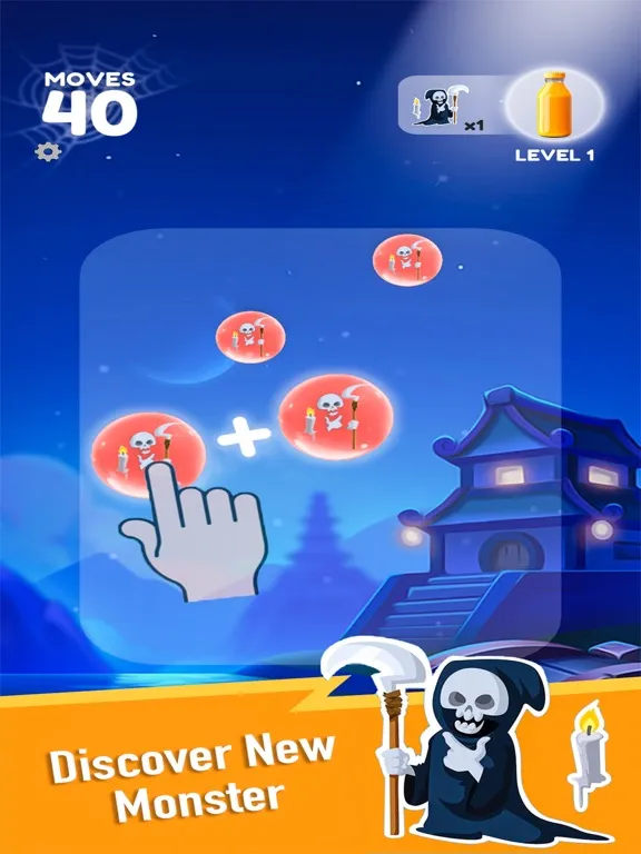 Tangkapan layar Bubble Monster Merge Evolution iPad 