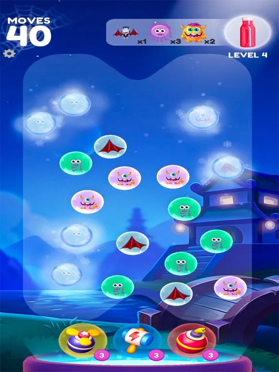 Tangkapan layar Bubble Monster Merge Evolution iPad 