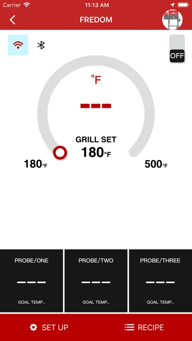 Capturas de tela do Smarter Grill