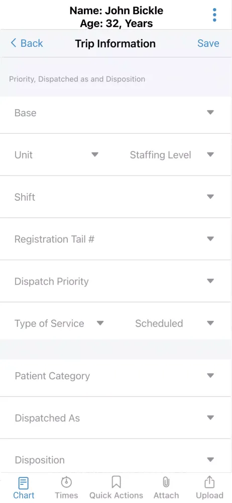 ZOLL emsCharts NOW Screenshots