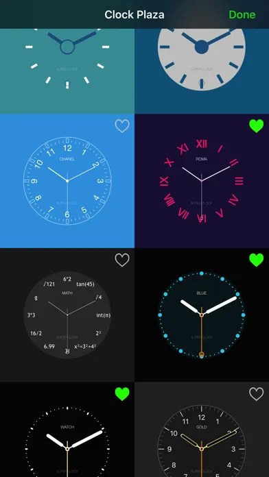 Super Clock-Analog clock faces スクリーンショット