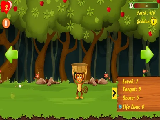 Hungry Monkey iPad  스크린샷