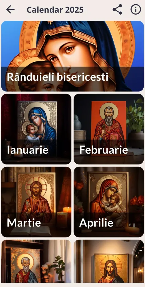 Calendar Creştin Ortodox 2025 Screenshots