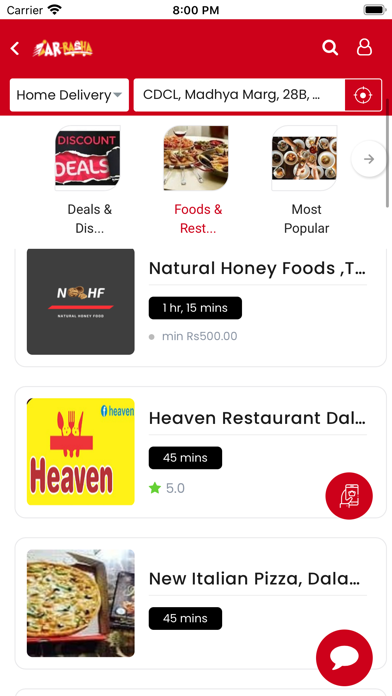 Screenshot di Zar Rasha - Online Food
