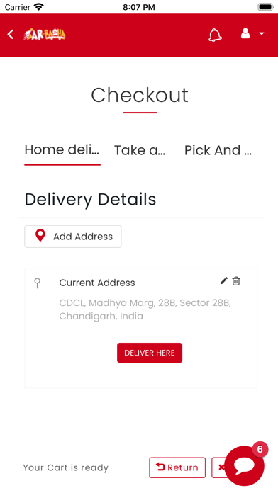 Screenshot di Zar Rasha - Online Food