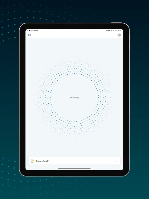 Tangkapan skrin Executive Threat Protection iPad 