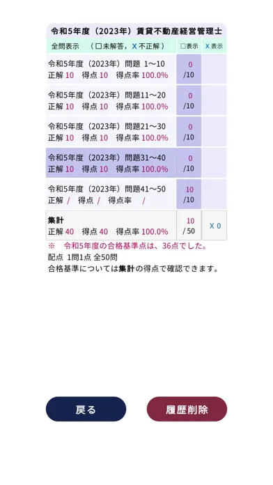 Zrzuty ekranu 賃貸不動産経営管理士過去問＜国試対策Ａシリーズ＞