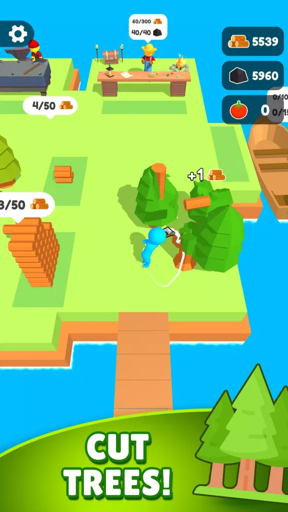 Lumber Farm Wood Carving Idle Screenshots
