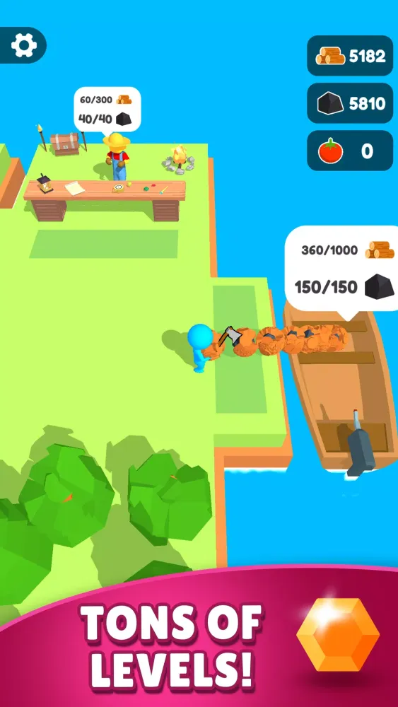 Lumber Farm Wood Carving Idle Screenshots